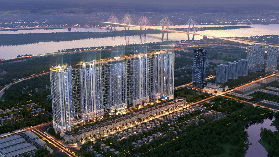 Vị trí đắc địa kế sông cận thủy
