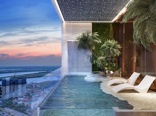 Hồ bơi ngoài trời